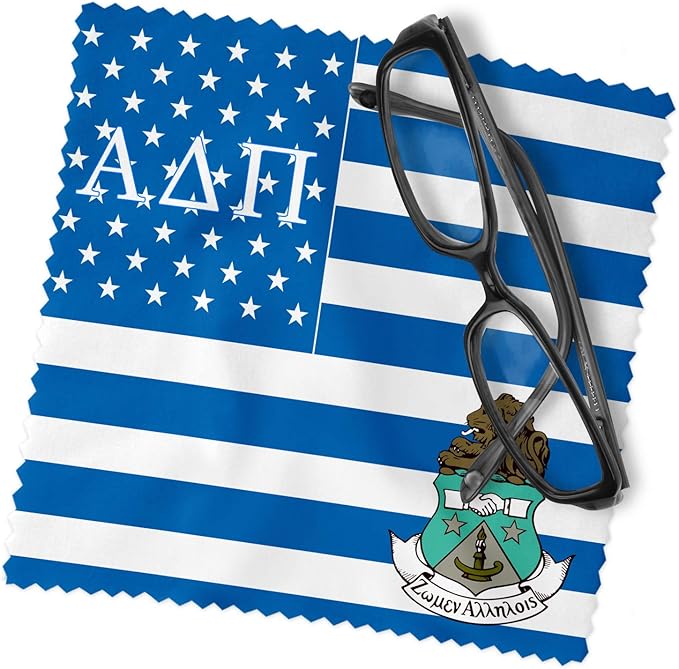 Alpha Delta Pi Eyeglass Cleaner & Microfiber Cleaning Cloth (Alpha Delta Pi - 1)
