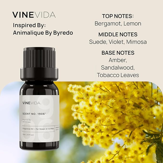 VINEVIDA [0.33 Oz] Inspired by: Animalique; Fragrance Oil for Candle Making and Soap Making - Premium Candle Scents for Soy Candles