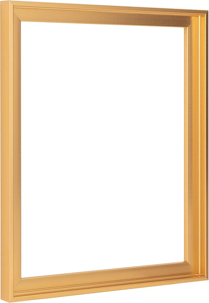 Pixy Canvas Floater Frame for Canvas Paintings, Wood Panels, Canvas Panels & Stretched Canvas Boards. Floating Frame fits 5/8", 3/4" & max 7/8" Deep Artwork (8 x 10 inch)