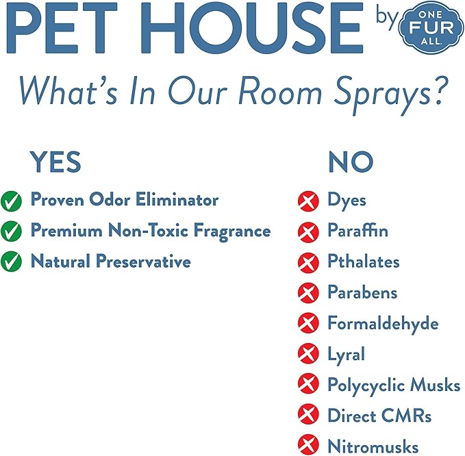 One Fur All Concentrated Room Spray 4 OZ Dog and Cat Friendly Air Freshener for Pet Odor, Pumpkin Spice, Pack of 2