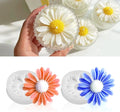 MGLIFEUL 2Pcs Flower Daisy Valentine Silicone Candle Making molds Silicone Flower Shapes Candle Wax Mold for Candles Making florally moldes de silicona para velas molde para velas de silicona