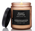 M&SENSE Coffee Scented Candles for Home, 7.05oz Organic Soy Wax, 50 Hours Slow Burning, Non Toxic Natural Candles, Warm Smelling for Bath Bedroom Kitchen, Housewarming Gift for Friends Family