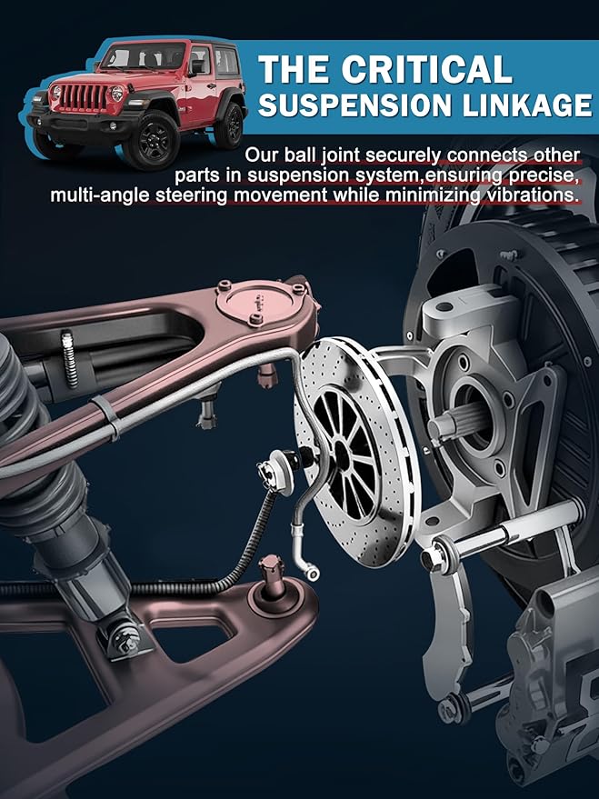 ALLCOMBO Front Left Upper Control Arm with Ball Joint for 2007 2008 2009 2010 2011 2012 Lincoln MKZ, 2006 Zephyr, for Ford Fusion, Mazda 6 Control Arms Set Suspension Kit, Replacement K620636
