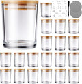 20 PCS Candle Jars,Candle Jars with Lids,Candle Making Kit,Bulk CandleJars For Candles