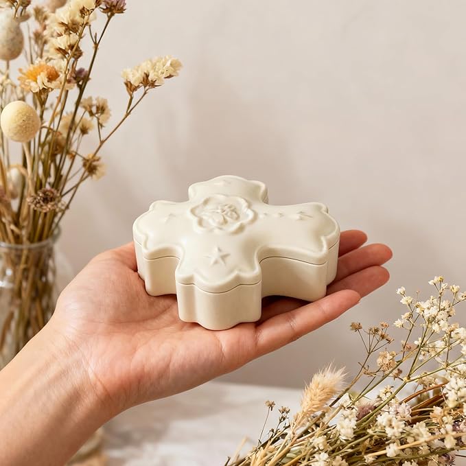 2 Packs DIY Silicone Mold Set for Easter Cross Storage Box, Wax Candle Holders, Resin Epoxy, Concrete Cement Craft Making - Jewelry Trinket Tray, Aromatherapy Plaster Ornament Home Decor
