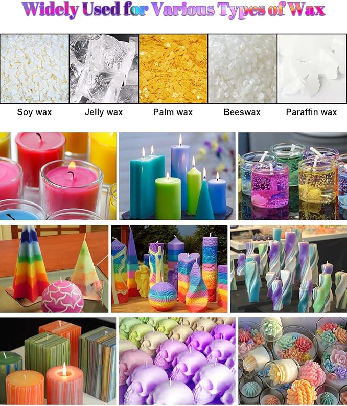 FansArriche Candle dye - 26 Colors Liquid Oil-Based dye for Candle Wax, Vivid Candle Color for DIY Candle Making, Highly Concentrate Natural Candle Color