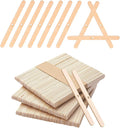 BEADNOVA Candle Wick Holders for Candle Making Wooden Wick Holder Centering Device Bar for DIY and Making (150 pcs)