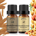 yethious Frankincense Sandalwood Essential Oil Set 100% Organic Pure Sandalwood Oil for Diffuser & Aromatherapy