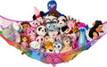 Lilly's Love Stuffed Animal Hammock | Corner Hanging Organizer, Toy Storage, Stuffed Animal Storage Net | Made From Quality Fishing Net, Holds 12lbs | 67"x47"x47" (Rainbow)