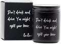 Lulu Candles | Mahogany Teak | Funny Gifts Scented Soy Jar Candle | Hand Poured in The USA | Highly Scented & Long Lasting (8 Oz. Mason Jar)