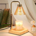 Funistree Candle Warmer Lamp with Timer Dimmable, Adjustable Height, Christmas Anniversary Women Gifts for Her Girlfriend, House Warming Gifts New Home, Wax Warmer Lamp for Jar Candles with 2 Bulbs