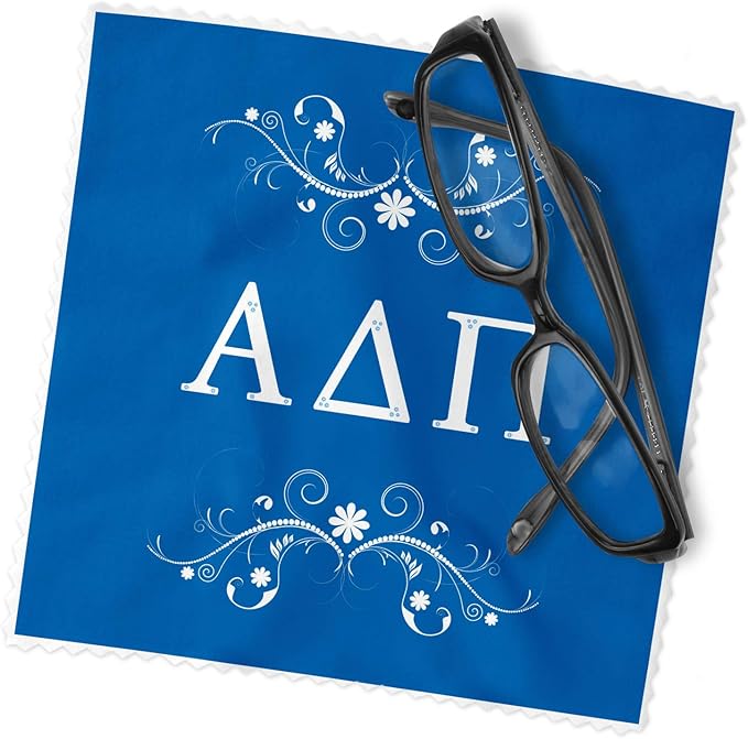 Alpha Delta Pi Eyeglass Cleaner & Microfiber Cleaning Cloth (Alpha Delta Pi - 2)