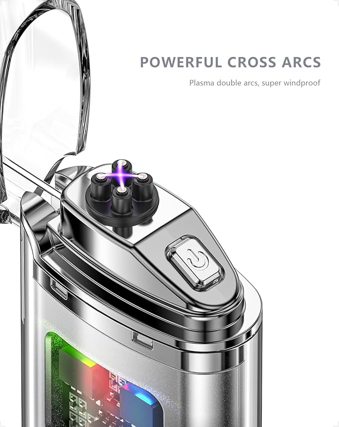 VVAY Electric Arc Lighter Rechargeable USB-C - Windproof & Flameless