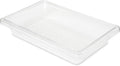 Rubbermaid Commercial Products Polycarbonate Food Storage Box/Tote, 2 Gallon, Clear, for Restaurant/Kitchen/Cafeteria