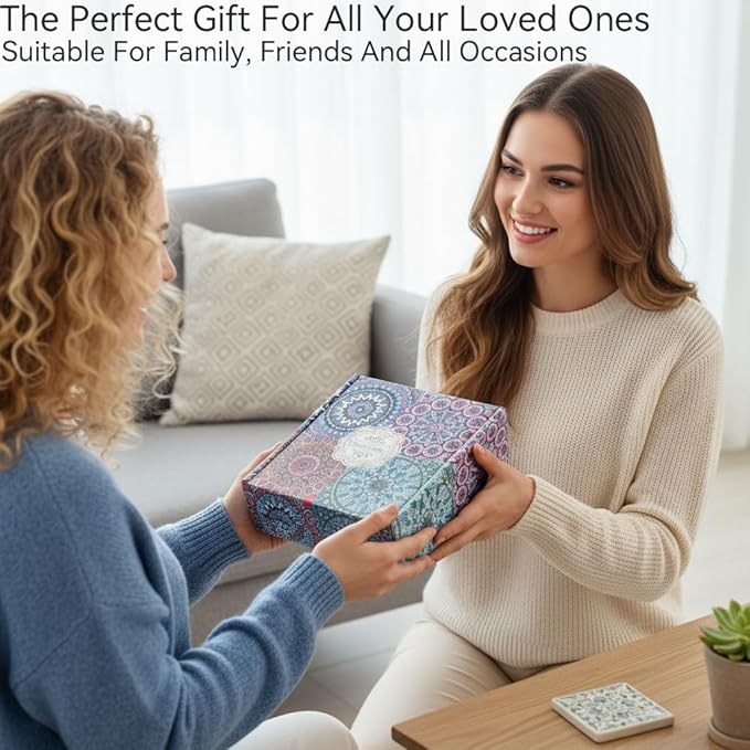 Scented Candles Gift Set for Women – 4 Pack Soy Wax Aromatherapy Candles with Essential Oils, Natural Long Lasting Candles for Stress Relief, Relaxation, Home Decor Gifts