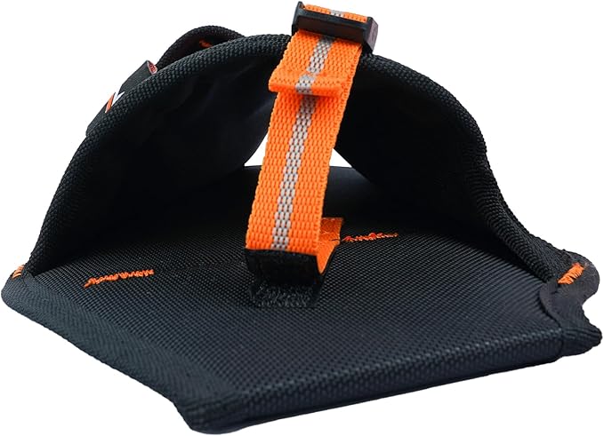 Zeluga 20-395 Heavy Duty Impact Driver Ballistic Poly Holster with Adjustable Strap and Quick Release Buckle, Orange/Black