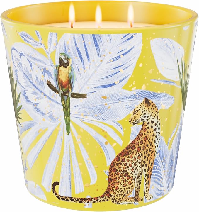 Blood Orange Grapefruit Scented Candle, 30oz Natural Soy Wax, 3 Wick Big Candles for Home Scented, 100+ Hour Slow-Burn,Non Toxic Aromatherapy Candle Gifts for Women&Men | Home,Stress Relief,SPA