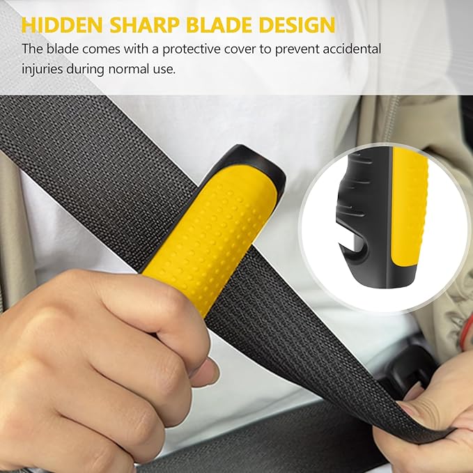 Kaiedos Car Door Handle for Elderly, 3-in-1 Car Handle Assist for Seniors, Portable Auto Cane Vehicle Support Handle, 500 lbs Capacity, Non-Slip Door Assist Bar