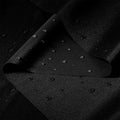 600D Outdoor Waterproof Fabric, Black Nylon Fabric, 59" Wide Lightweight Waterproof Material for Outdoor Chair Cushion Furniture Cover Awning Sewing DIY Cloth 5 Yard
