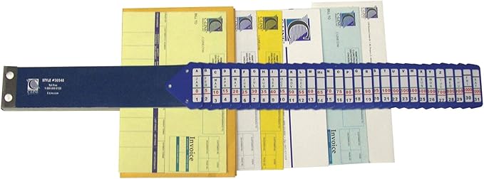 C-Line Heavy-Duty Indexed Sorter, 31 Dividers, Alpha/Numeric/Month/Date/Day Index, Letter Size, Blue Frame