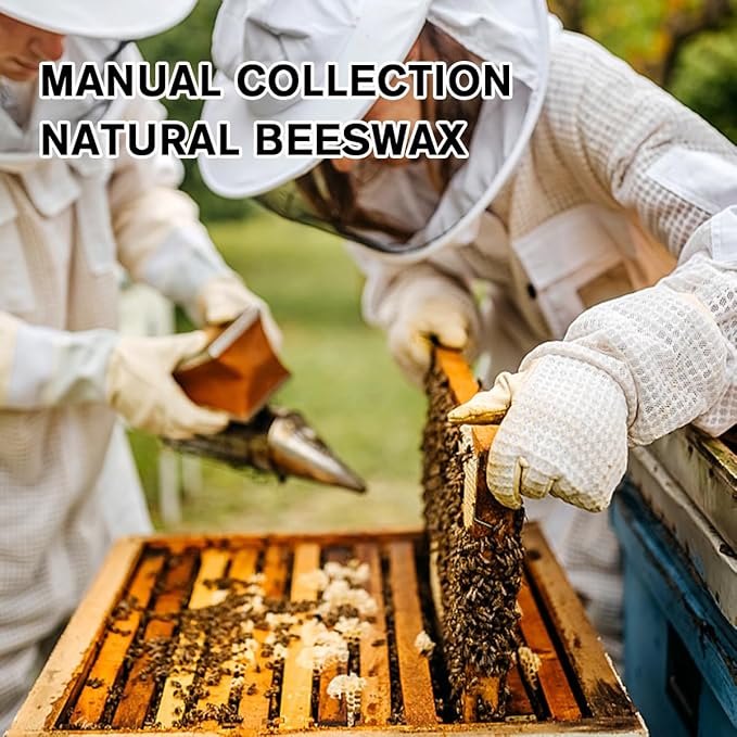 White Beeswax Pellets 2LB, 100% Organic Beeswax, Beeswax for Candle Making, Body, Skin Care DIY, Lip Balm and Soap Making Supplies