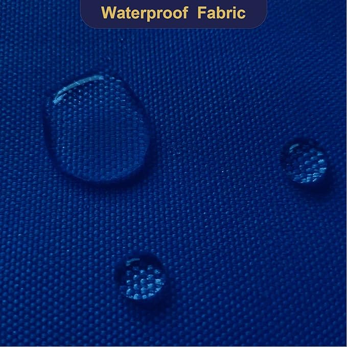 Foreate Waterproof Canvas Fabric by The Yard 600D Upholstery Fabric for Chairs 58" Wide Indoor Outdoor Water Resistant Canvas Polyester Material Sewing DIY Cloth, 3 Yards Royal Blue