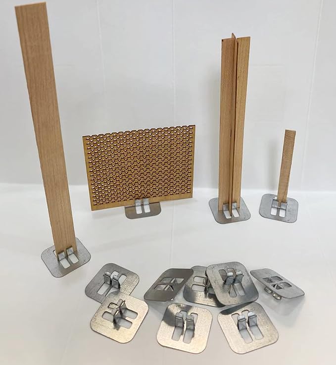 PXBBZDQ Wooden Wick Holders for Candle Making,Wooden Wick Clips, Suitable for Most Candle Containers(100pcs)