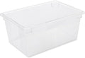 Rubbermaid Commercial Products Polycarbonate Food Storage Box/Tote, 16.5 Gallon, Clear, for Restaurant/Kitchen/Cafeteria