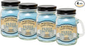 Our Own Candle Company Scented Mini Mason Jar Candle, 3.5 Ounce (Fresh Linen, 3.5 oz (4 Pack))
