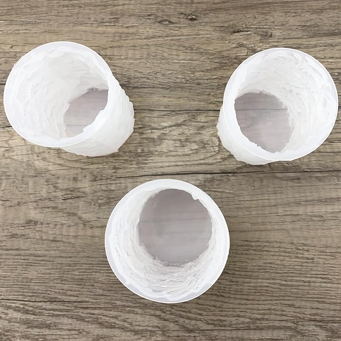 3pcs Flower Cylinder Candle Silicone Molds for Candle Making Soaps Light Resin Clay Home Decoration Crafts DIY (Style -1)
