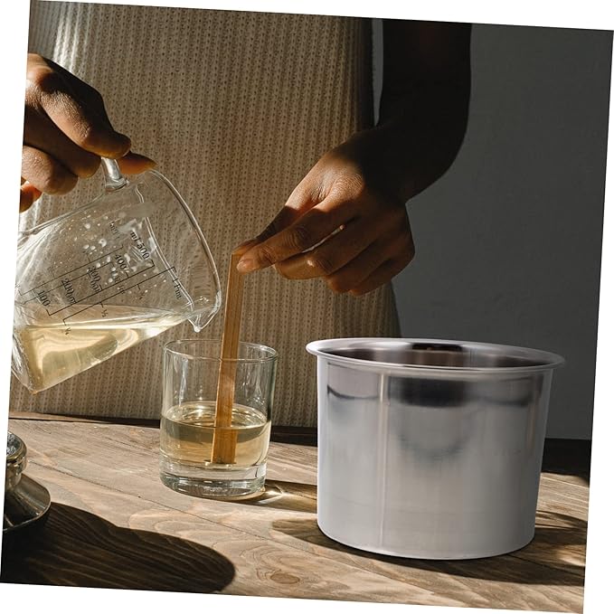 SEWOART 1Set Scented Candle Making Kit Complete Candle Making Tools with Wax Melting Cup for Homemade Candles for Beginners and Craft Enthusiasts