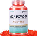 Mica Powder,7.05OZ（200g）,Primary Red Mica Powder Pigment for Epoxy Resin，Lip Gloss，Car Paint，Dye，Soap Making，Nail Polish,Epoxy Resin,Candle Making,Bath Bombs