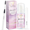 Lyon Lash Eyelash Extension Shampoo (Valentines), Gentle Formula Paraben & Sulfate Free, Oil Free Foam Cleanser Kit | Remove Eye Makeup & Oil & Dust | Professional Salon And Home Use (60ml + 1 mascara wand + 1 cleansing brush)