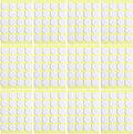 240PCS Candle Making Kit, Candle Wick Stickers, Candle Making Supplies, Double-Sided Stickers with The Little ‘‘Tail’’, Hot Wax Stickers for Candle Making