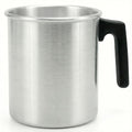 Nixef Light Candle Making Pouring Pot, 1.8L, 60.8 oz,Dripless Pouring Spout & Heat-Resisting Handle Designed Wax Melting Pot, Aluminum Construction Candle Making Pitcher