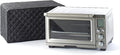 Covermates Keepsakes Toaster Cover – Quilted Appliance Protector for Coutertop Bread Ovens – Dust & Stain Resistant, Washable Slip‑On Design for Countertop Storage, Black