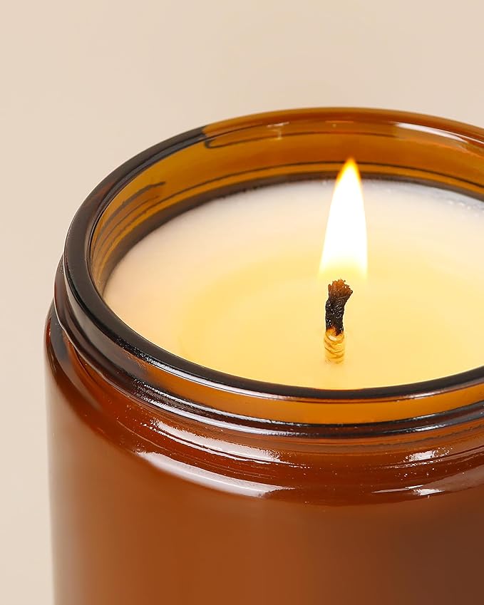 AOOVOO Balsam Cedar Candle - Large Pine Scented Soy Wax Aromatherapy Candles, 22oz