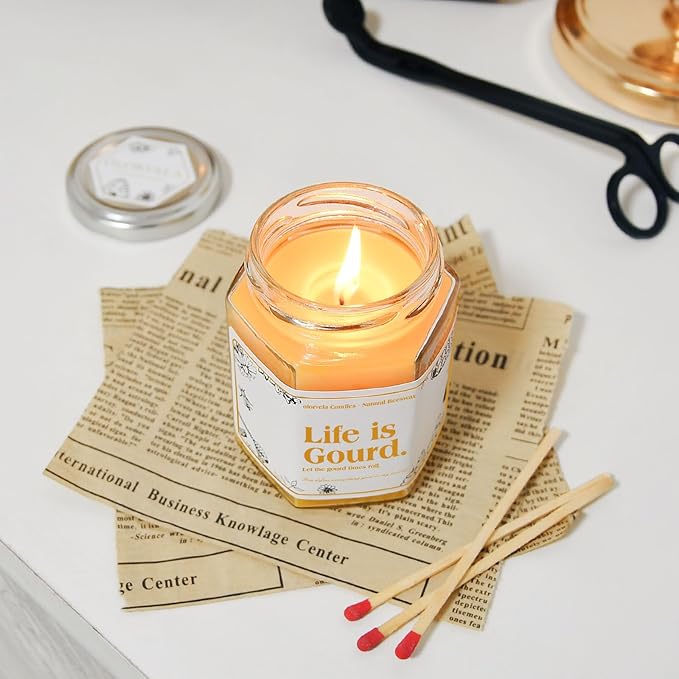 Gifts for Women - Pure Natural Beeswax Candles, Personalized Gifts for Women, Men, Mom, Dad, Sister, Teacher, Friends