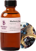 Bramble Berry Blueberry Jam Fragrance Oil 2 oz | Sweet Berry Scent with Almond, Citrus & Demerara Sugar for Soap Making, Candles, Lotion, & Bath Bombs | Skin Safe, Vegan, Paraben & Phthalate Free