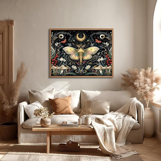 Reivworl Butterfly Diamond Art Kits for Adults, Butterfly Diamond Painting Kits, 5D Gem Art Kit for Gifts and Home Interior Decor 12x16 Inch