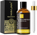 Helichrysum Essential Oil, MAYJAM Pure Essential Oils for Diffusers, 3.38FL.OZ/100ML Large Volume Helichrysum Oil with Premium Glass Dropper