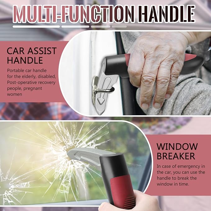 Car Door Handle for Elderly Car Handle Assist Support, Portable Auto Grab Handles for Handicap Seniors