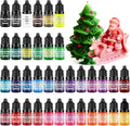 Candle Dye - 36 Colors Highly Concentrated Liquid Wax Dye for Candle Making, Vibrant Oil-Based Candle Color for Soy Wax, Paraffin, Gel Wax