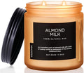 M&SENSE Creamy Vanilla Scented Candle, 11.6oz Clean Non Toxic Home Sweet Scent 70 Hours Burn Time Fragrance Candle for Home Decor 2 Wick Natural Soy Wax