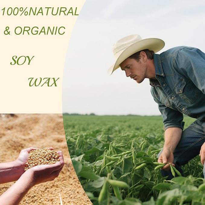 LumiSpace 100% Natural Soy Wax Pellets for Candle Making, Eco-Friendly, Clean Burning, DIY Candle Supplies, Safe and Pure, 2 LBS