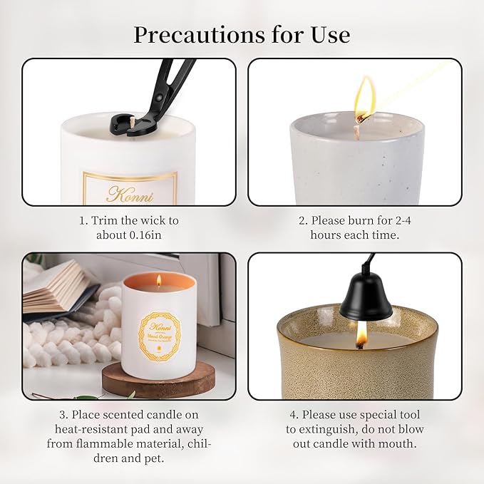 Scented Candle, 9oz Soy Candles, Red Rose Scented White Candles for Women & Men, Long-Lasting Aromatherapy Jar Candle Wax for Home, Bathroom, Non Toxic Candle Gift (Brown Ceramic Cup 19)