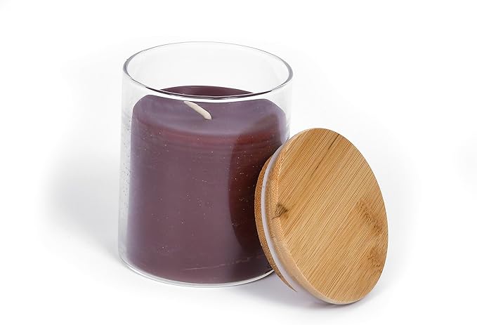 BeeTheLight Beeswax Jar Candle - 100% Pure USA Bees Wax in Glass Container - All Natural Light Honey Scent