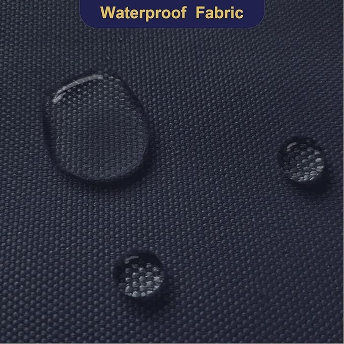 Foreate Waterproof Canvas Fabric by The Yard 600D Upholstery Fabric for Chairs 58" Wide Indoor Outdoor Water Resistant Canvas Polyester Material Sewing DIY Cloth, 10 Yards Navy Blue