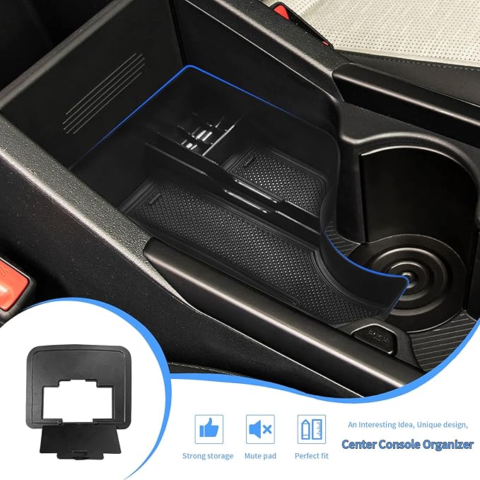 YEE PIN for 2023 NIRO SG2 Center Console Organizer Tray Compatible for EV PHEV 2023 Accessories 2022 2023 NIRO SG2 Console Insert Secondary Storage Box