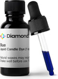 Blue Liquid Candle Dye (1 oz) - Made in the USA - Safe and Easy to Use - Pure and Simple Ingredients - Candle Making Supplies for Soy, Paraffin, Palm or Gel Wax - 10 Vibrant Colors to Choose from